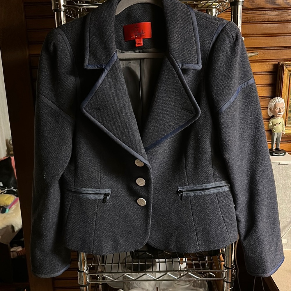 Le Spoke Zac Posen wool blazer